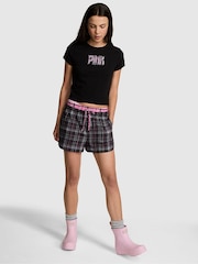 Victoria's Secret PINK Black Boyfriend Pyjama Bottoms - Image 1 of 4