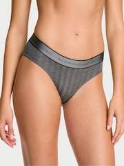 Victoria's Secret Anthracite Heather Grey Hipster Modal Logo Knickers - Image 1 of 3