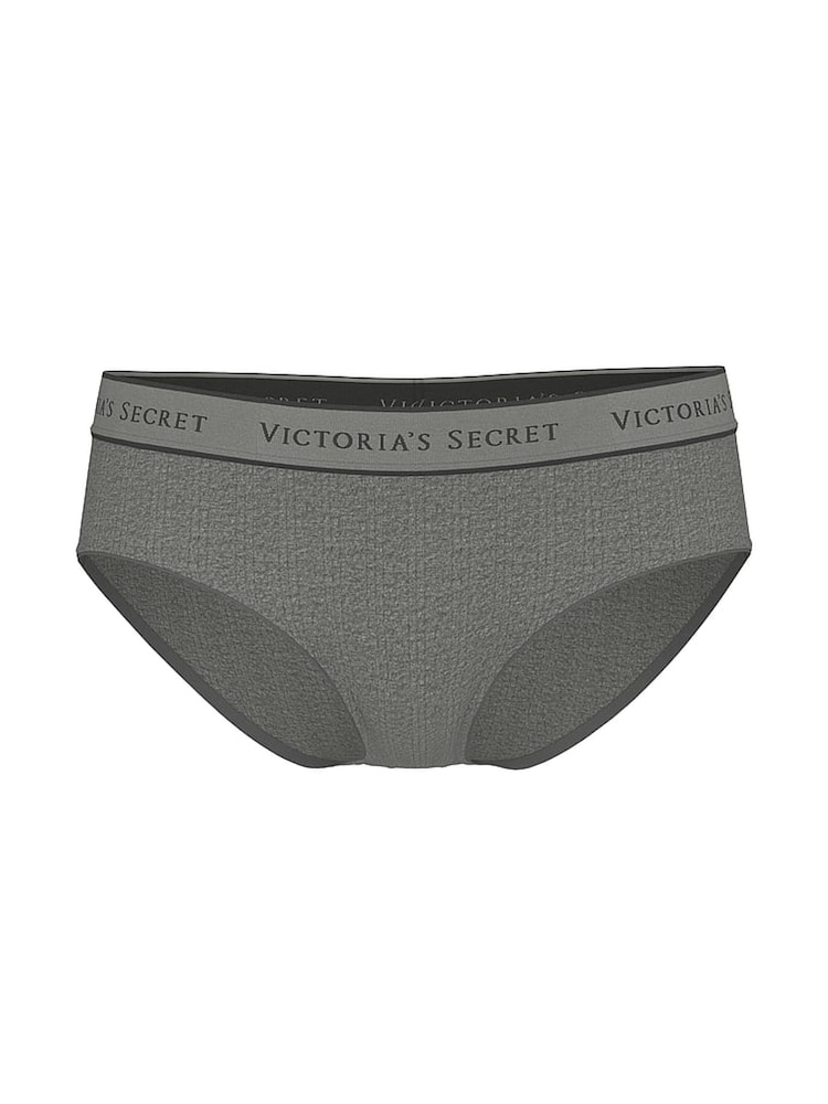 Victoria's Secret Anthracite Heather Grey Hipster Modal Logo Knickers - Image 3 of 3