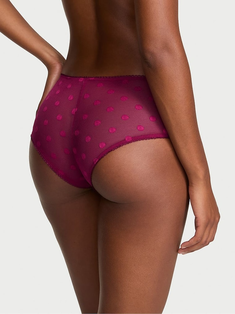 Victoria's Secret Fresh Jam Purple Cheeky Sheer Knickers - Image 2 of 4 Victoria's Secret Fresh Jam Purple Cheeky Sheer Knickers - Image 2 of 4