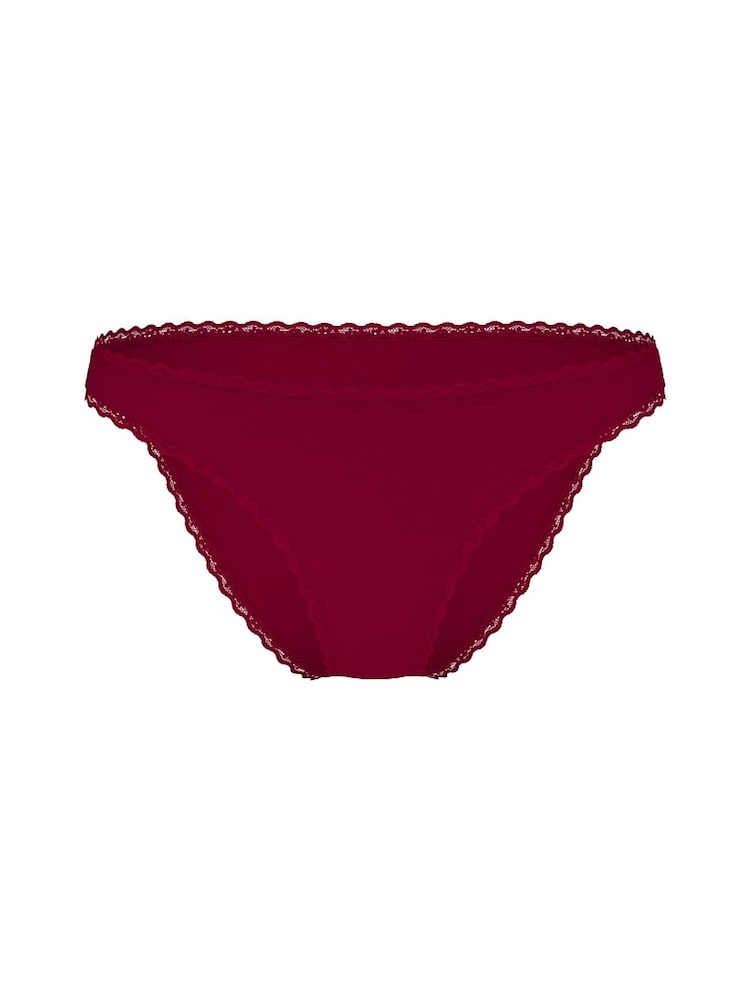 Victoria's Secret Fresh Jam Purple Bikini Lace Trim Knickers - Image 1 of 1