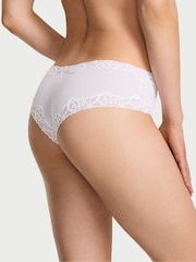 Victoria's Secret White Cheeky Lace Waist Knickers - Image 2 of 2