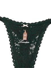 Victoria's Secret Cilantro London Green Thong Knickers - Image 4 of 4