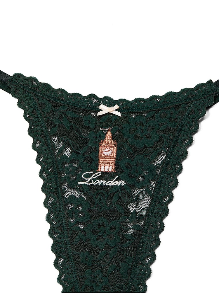Victoria's Secret Cilantro London Green Thong Knickers - Image 4 of 4 Victoria's Secret Cilantro London Green Thong Knickers - Image 4 of 4