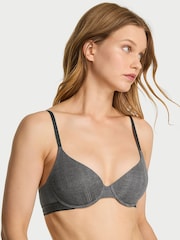 Victoria's Secret Heather Anthracite Grey Lightly Lined Demi Modal Bra - Image 1 of 3
