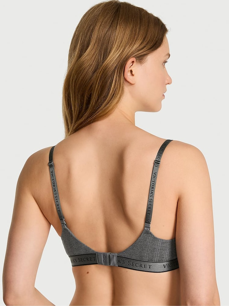 Victoria's Secret Heather Anthracite Grey Lightly Lined Demi Modal Bra - Image 2 of 3