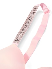 Victoria's Secret Angel Pink Push Up Shine Strap Bra - Image 2 of 2