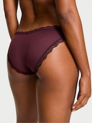 Victoria's Secret Winter Wine Red Lace Trim Bikini Knickers - Image 2 of 3