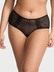 Victoria's Secret Black Cheeky Sheer Knickers - Image 1 of 4