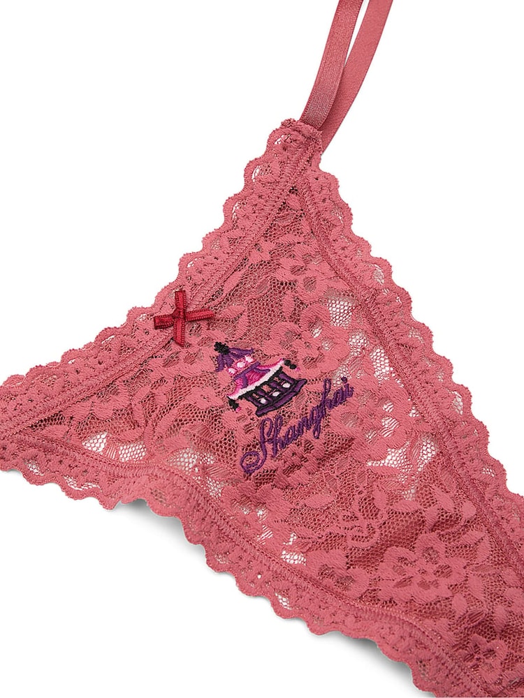 Victoria's Secret Seductive Rose Pink Shanghai Thong Knickers - Image 4 of 4 Victoria's Secret Seductive Rose Pink Shanghai Thong Knickers - Image 4 of 4