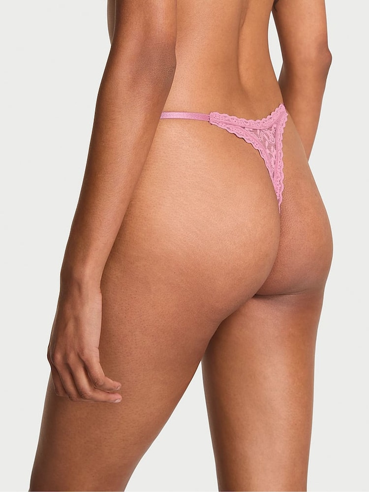 Victoria's Secret Lilac Pink Tokyo Thong Knickers - Image 2 of 3 Victoria's Secret Lilac Pink Tokyo Thong Knickers - Image 2 of 3
