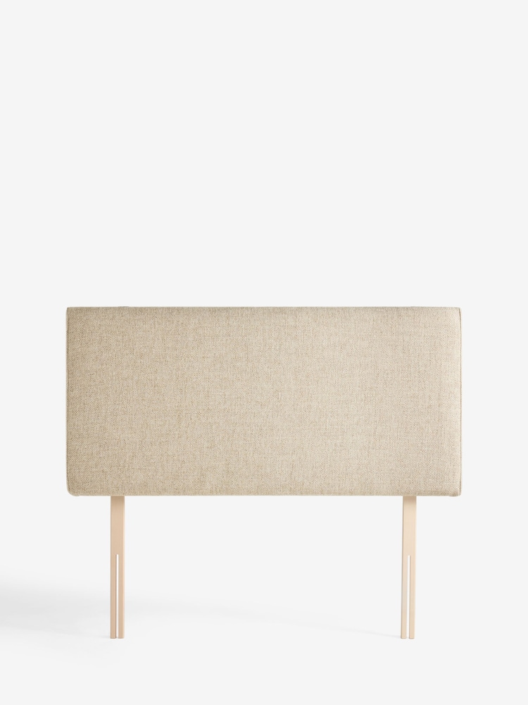 Chunky Weave Cream Natural Contemporary Upholstered Headboard - Image 4 of 4