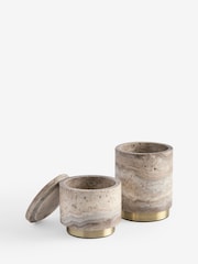 Grey Marble N. Premium Stacking Storage Jars - Image 5 of 5