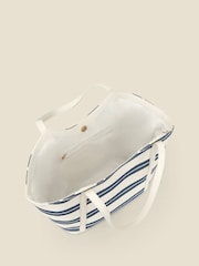 Sosandar Blue Stripe Large Beach Bag - Image 4 of 5
