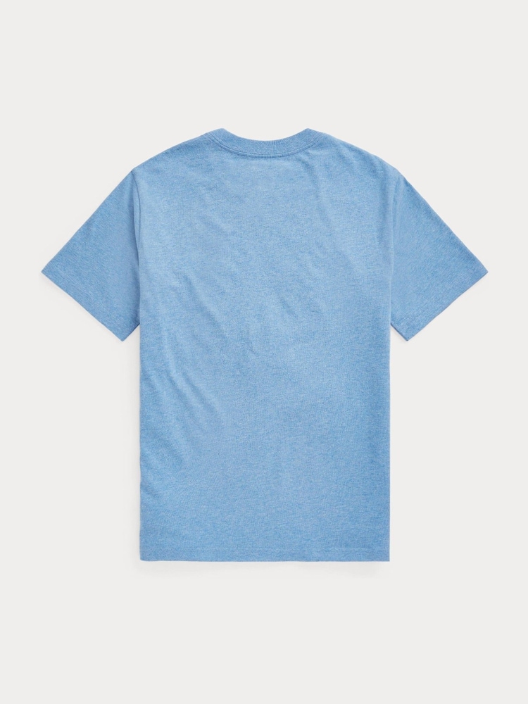 Azul - Polo Ralph Lauren Boys Cotton Jersey T-Shirt - Imagen 2 de 2