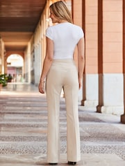 Sosandar Natural Contour Waist Kick Flare Trousers - Image 2 of 5