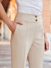 Sosandar Natural Contour Waist Kick Flare Trousers - Image 4 of 5