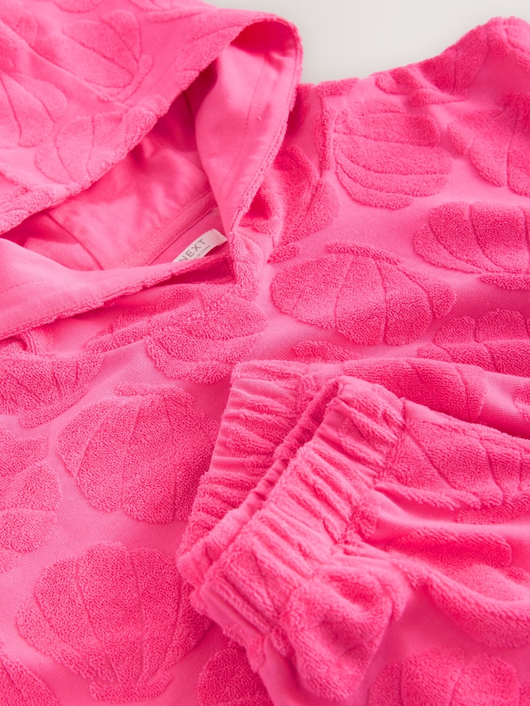 Pink Shell Towelling Hoodie And Shorts Set (12mths-16yrs) - Image 9 of 9