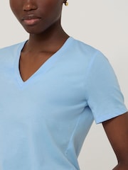 Jigsaw Blue V-Neck T-Shirt - Image 2 of 5