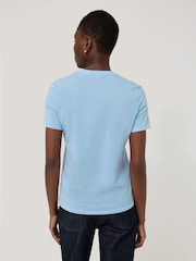 Jigsaw Blue V-Neck T-Shirt - Image 4 of 5