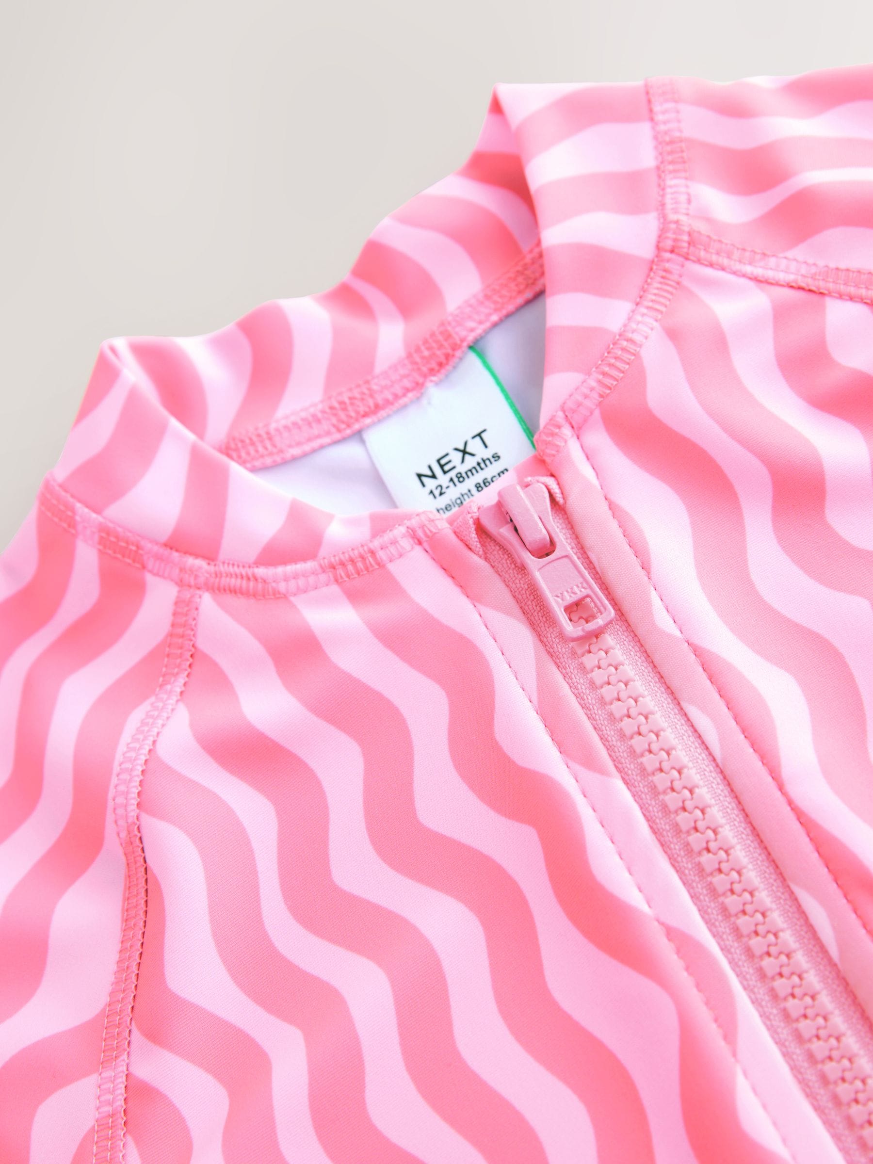 Buy Pink Cherry Wave Sunsafe Swimsuit (3mths-10yrs) from Next Austria