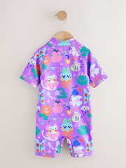 Purple Character Sunsafe Swimsuit (3mths-10yrs) - Image 6 of 8