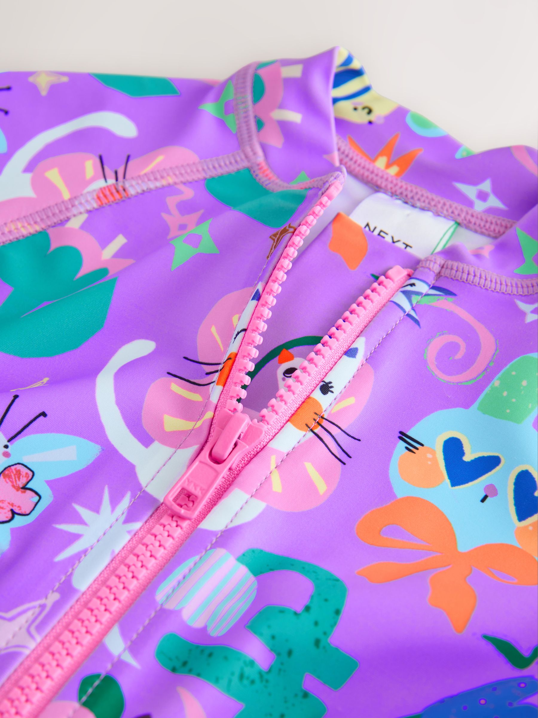 Buy Purple Character Sunsafe Swimsuit (3mths-10yrs) from Next USA