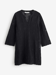 Baukjen Anette Ecotec Crochet Black Dress - Image 4 of 4