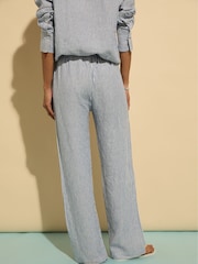 Baukjen Blue Doretta 100% Linen Trousers - Imagen 4 de 5