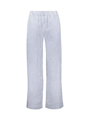 Baukjen Blue Doretta 100% Linen Trousers - Imagen 5 de 5