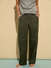 Baukjen Green Zenya Wide Leg Cargo Trousers - Image 3 of 4