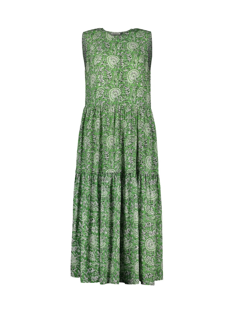 Baukjen Green Annmarie Sleeveless Printed Dress - Image 4 of 4