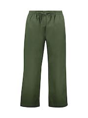 Baukjen Green Breanna Straight Crop Pull On Trousers - Image 5 of 5