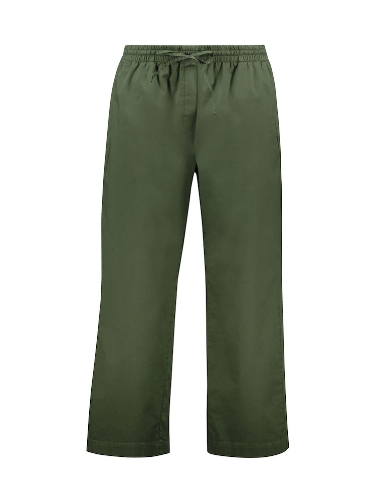 Baukjen Green Breanna Straight Crop Pull On Trousers - Image 5 of 5