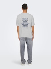 Only & Sons Relaxed Fit Oasis Band 100% Cotton T-Shirt - Bild 2 von 3