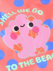 Koralno rožnata lupina polka pika - Kopalke (3mesecev-7leto) - Slika 3 iz 4