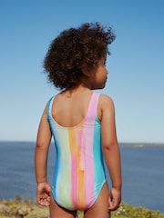 Rainbow Stripe Swimsuit (3mths-10yrs) - Image 4 of 4