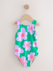 Zelena Stampy rožast vzorec - Kopalke (3mesecev-7leto) - Slika 1 iz 4