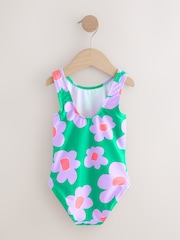 Zelena Stampy rožast vzorec - Kopalke (3mesecev-7leto) - Slika 2 iz 4