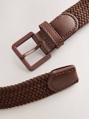 Brown Plaited Belt - Image 2 of 3