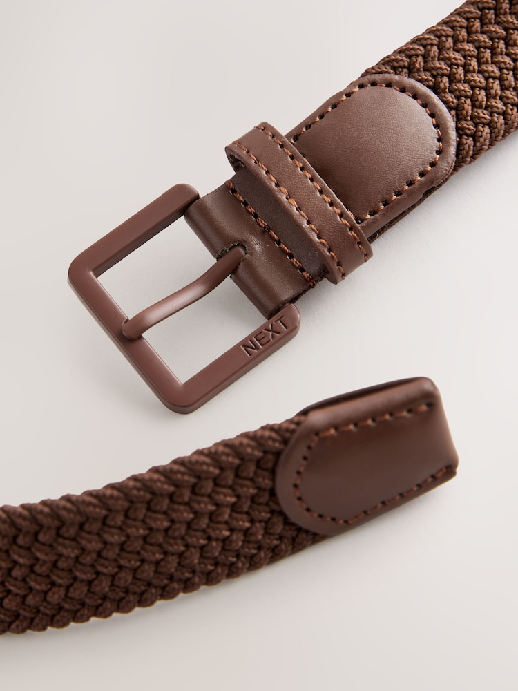 Brown Plaited Belt - Image 2 of 3