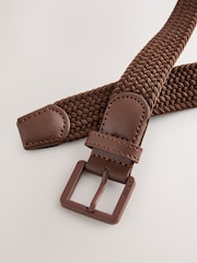 Brown Plaited Belt - Image 3 of 3