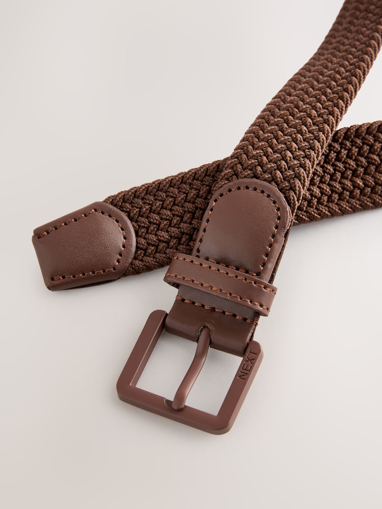 Brown Plaited Belt - Image 3 of 3
