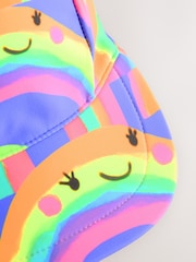 Purple Rainbow Swim Legionnaire Hat (3mths-10yrs) - Image 2 of 3