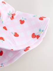 Pink Cherry Gingham Swim Hat (3mths-10yrs) - Image 4 of 5