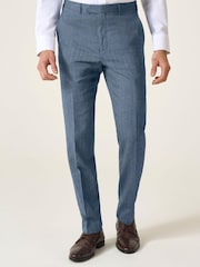 Skopes Blue Tailored Fit Calvados Blend Suit Trousers - Image 1 of 4