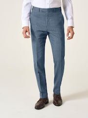 Skopes Blue Tailored Fit Calvados Blend Suit Trousers - Image 2 of 4