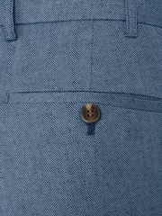 Skopes Blue Tailored Fit Calvados Blend Suit Trousers - Image 4 of 4