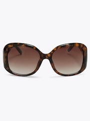 Carvela Oversized C Brown Sunglasses - Image 1 of 4