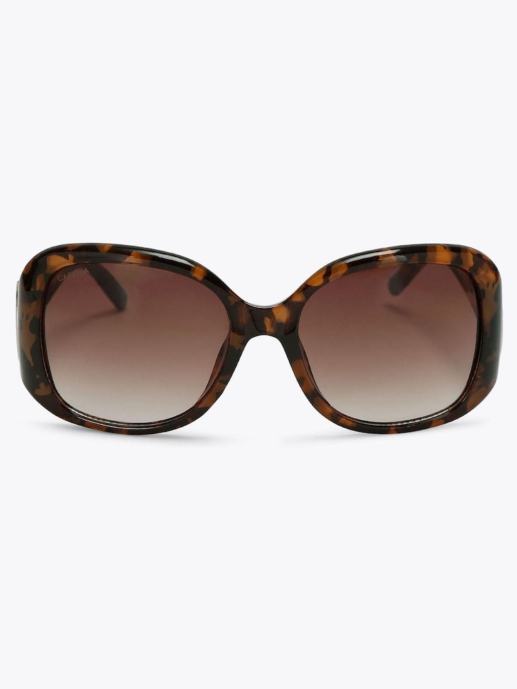 Carvela Oversized C Brown Sunglasses - Image 1 of 4